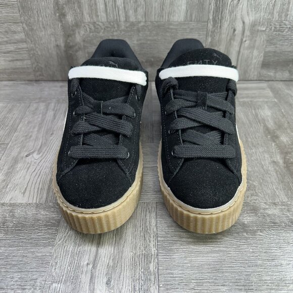 Puma Fenty Creeper Phatty Youth 6/Women's 7.5 Corduroy Black Casual Shoes - Picture 4 of 8